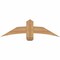 Ekena Millwork Bellingham Timber Gable Bracket, Western Red Cedar, 48"W x 14"H x 5 1/2"D x 5 1/2"F, 7/12 Pitch GBW048X14X0606BEL00SWR - alternate 1